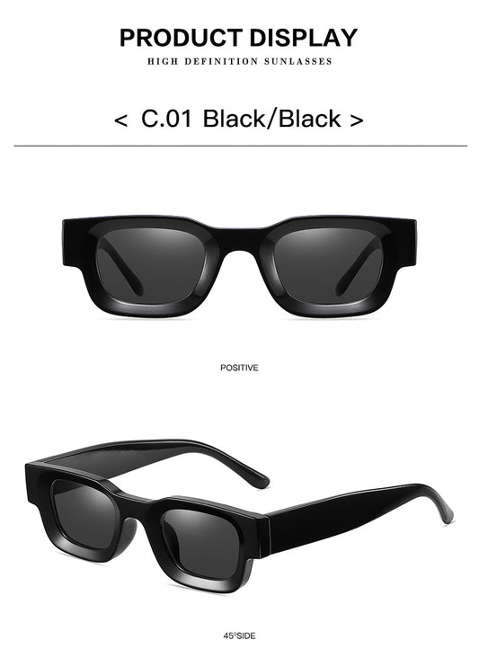 Gafas de sol cuadradas Hip Hop Punk Kuzma polarizado