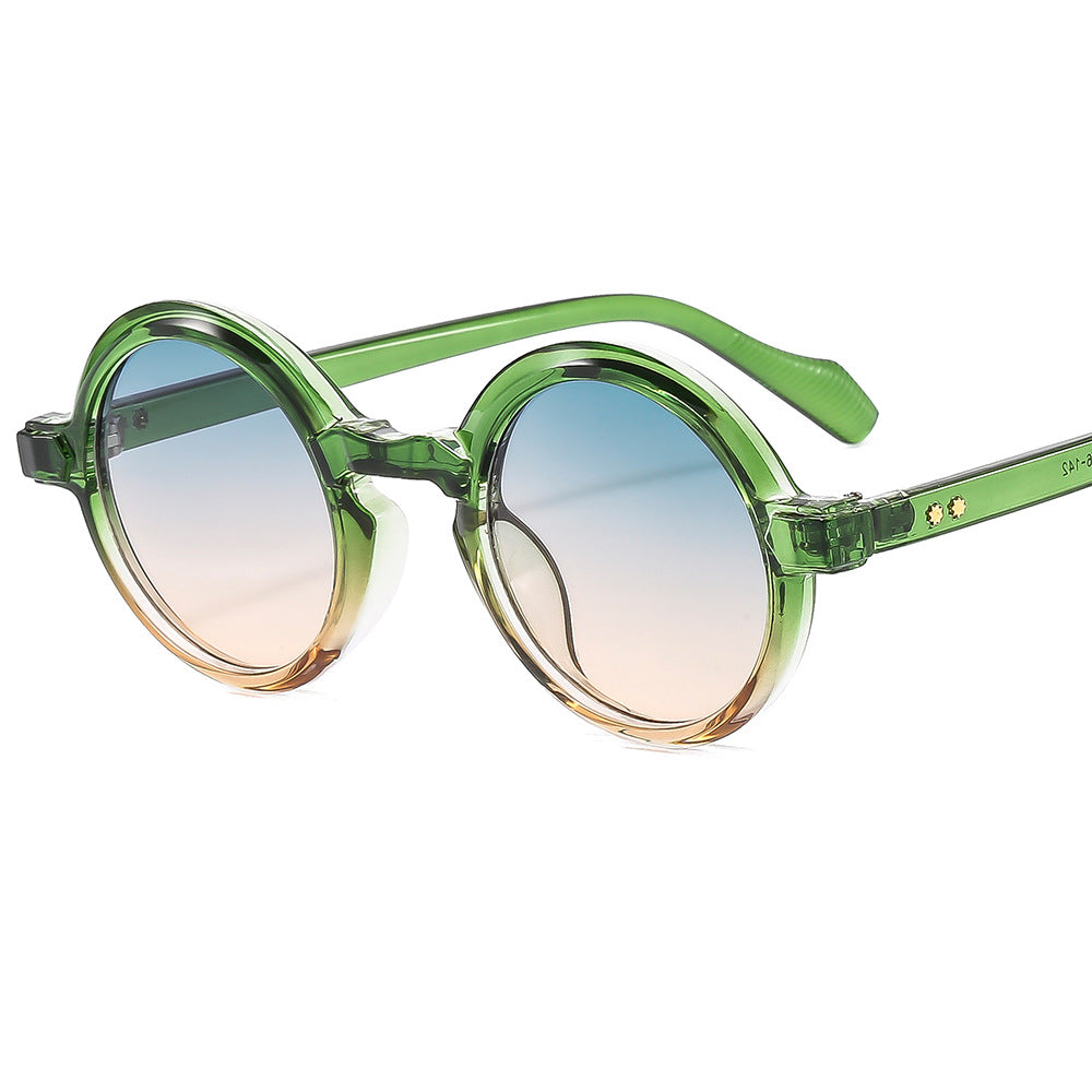 Ronda punk retro nuevas gafas de sol All-match