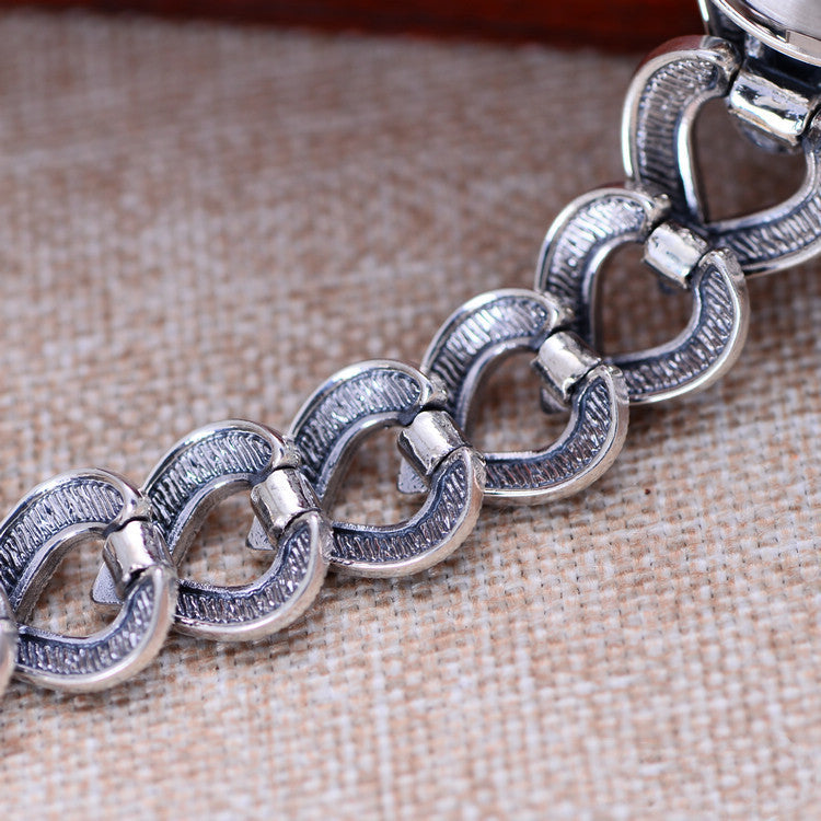 Reloj exquisito de plata tailandés