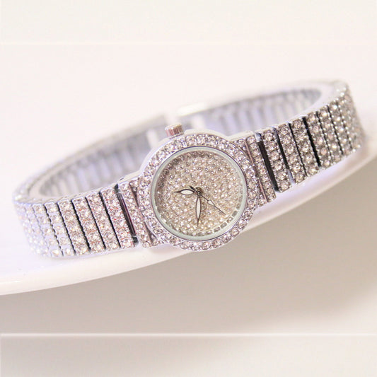 Chain Watch Custom Full Diamond Female Watch