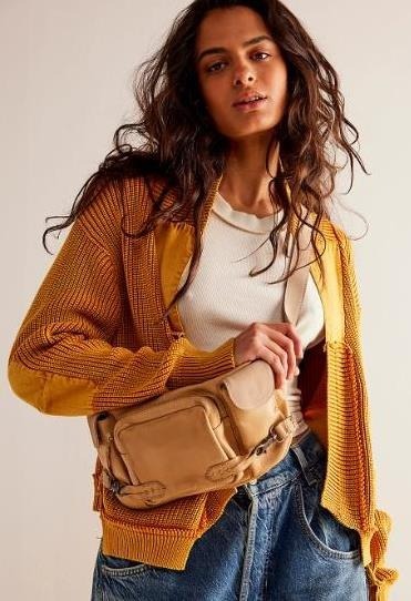 Women's Woolen Cardigan Splicing Coat Jacket