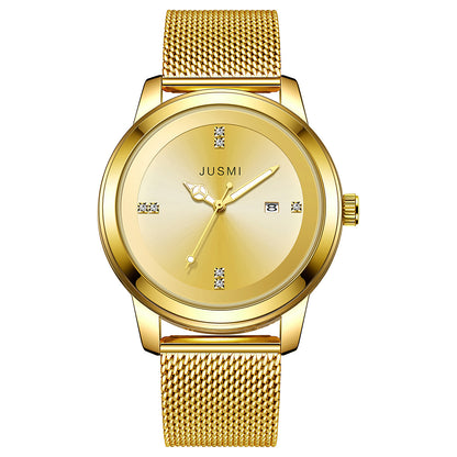 Men's Mesh Strap Watch Quartz Watch