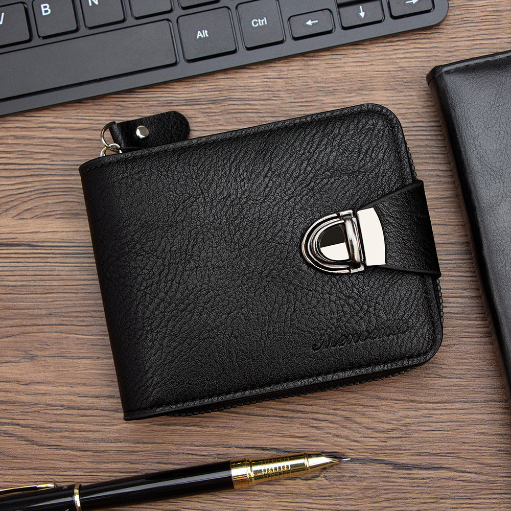 Mini Billetera Multifuncional con Tarjetero y Bolsillo para Monedas