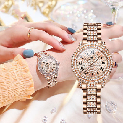 Reloj de mujer de moda de diamante
