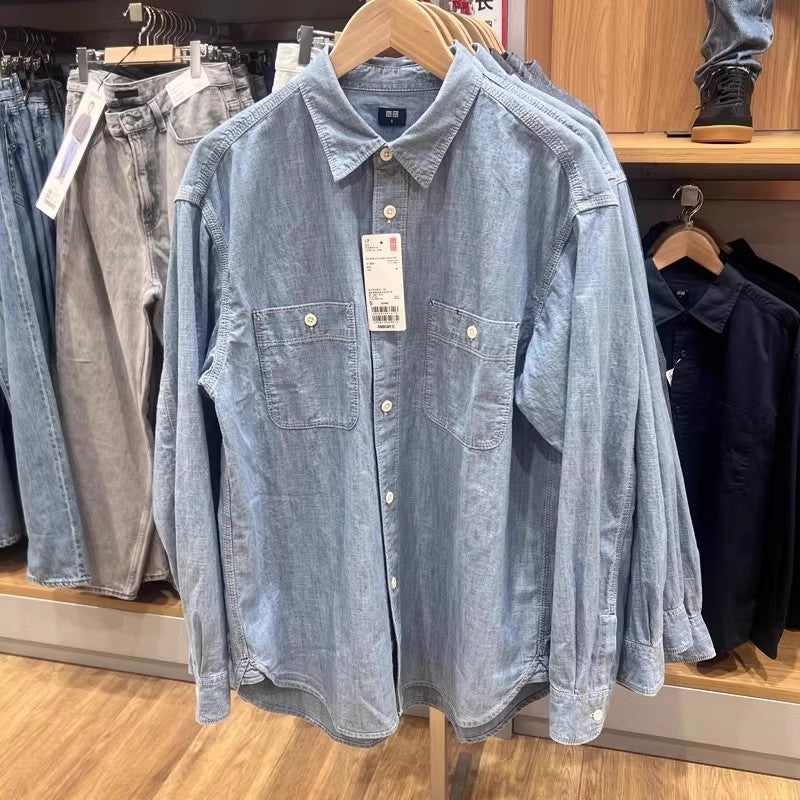 Camisa suelta casual de hombres y mujeres