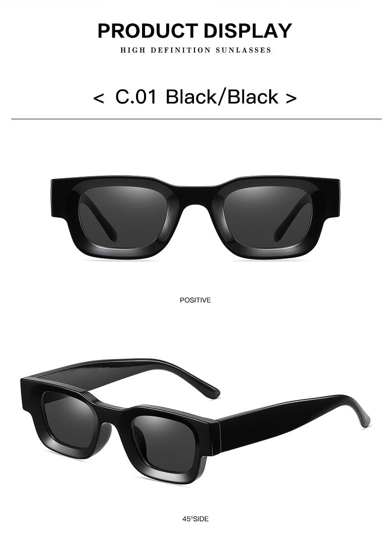 Gafas de sol cuadradas Hip Hop Punk Kuzma polarizado