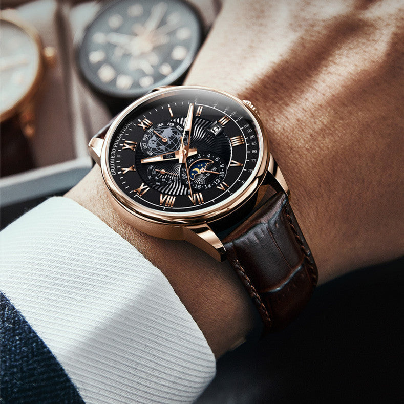 Reloj mecánico automático a la moda