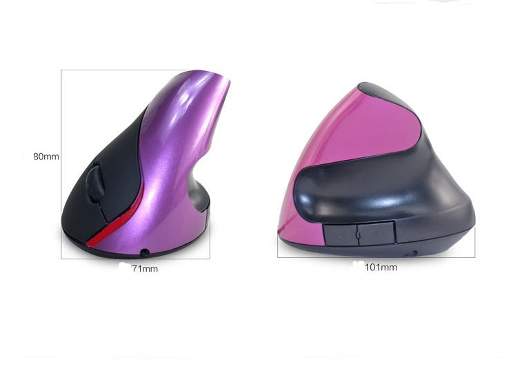 Mouse Vertical Inalámbrico Recargable con Diseño Ergonómico de Agarre