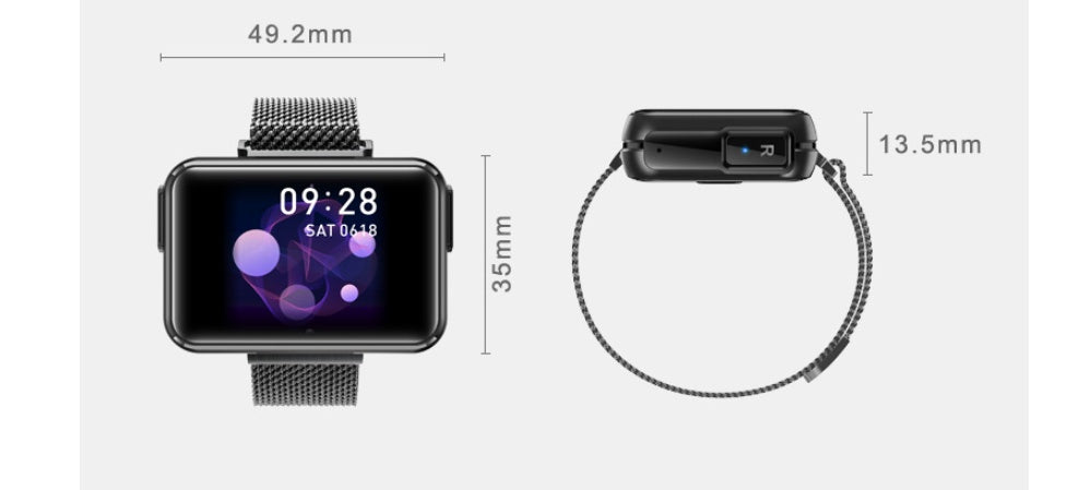 Smartwatch T91 2 en 1 con Audífonos Bluetooth Inalámbricos Integrados