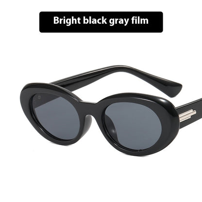 Pequeño marco redondo vintage Gafas de sol de moda simples de alta calidad - .