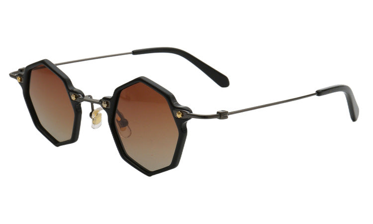 Gafas  retro, encuadre poligonales