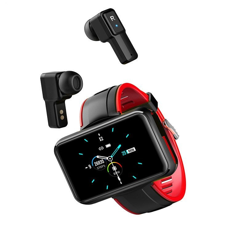 Smartwatch T91 2 en 1 con Audífonos Bluetooth Inalámbricos Integrados