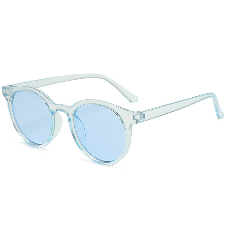 Gafas de sol de color caramelo de moda de buen aspecto marco redondo