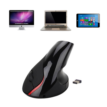 Mouse Vertical Inalámbrico Recargable con Diseño Ergonómico de Agarre