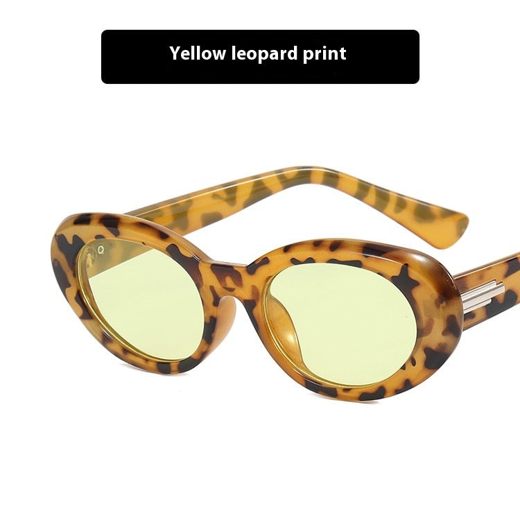 Pequeño marco redondo vintage Gafas de sol de moda simples de alta calidad - .