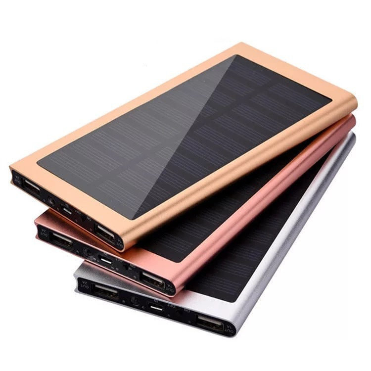 Power Bank Solar / Cargador Portátil con Energía Solar