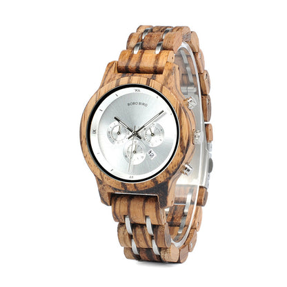 Reloj de Madera para Hombre – Estilo Casual y Ejecutivo