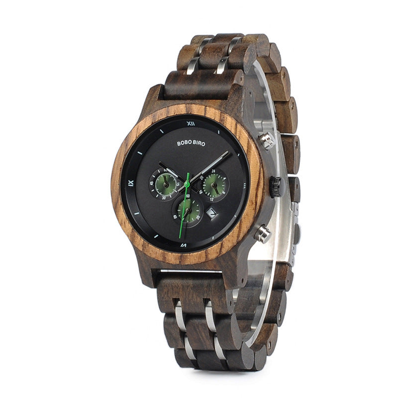 Reloj de Madera para Hombre – Estilo Casual y Ejecutivo