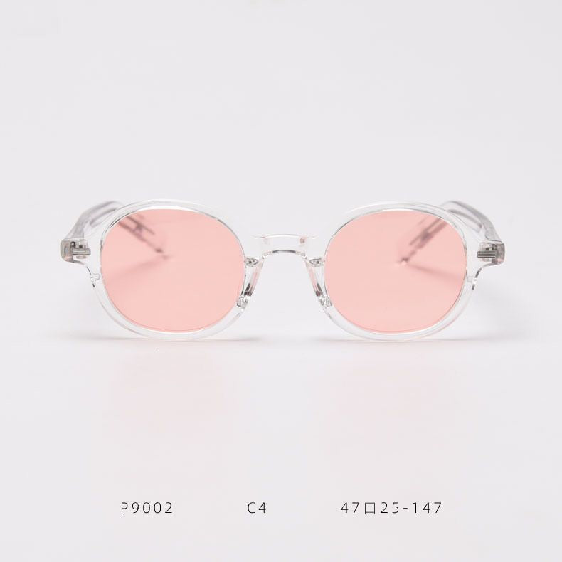 Gafas de sol polarizadas retro coreanas con marco ovalado