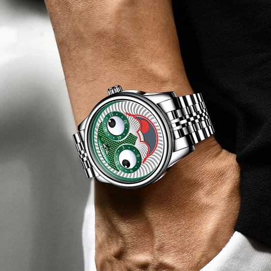 Men's mechanical watch clown waterproof watch