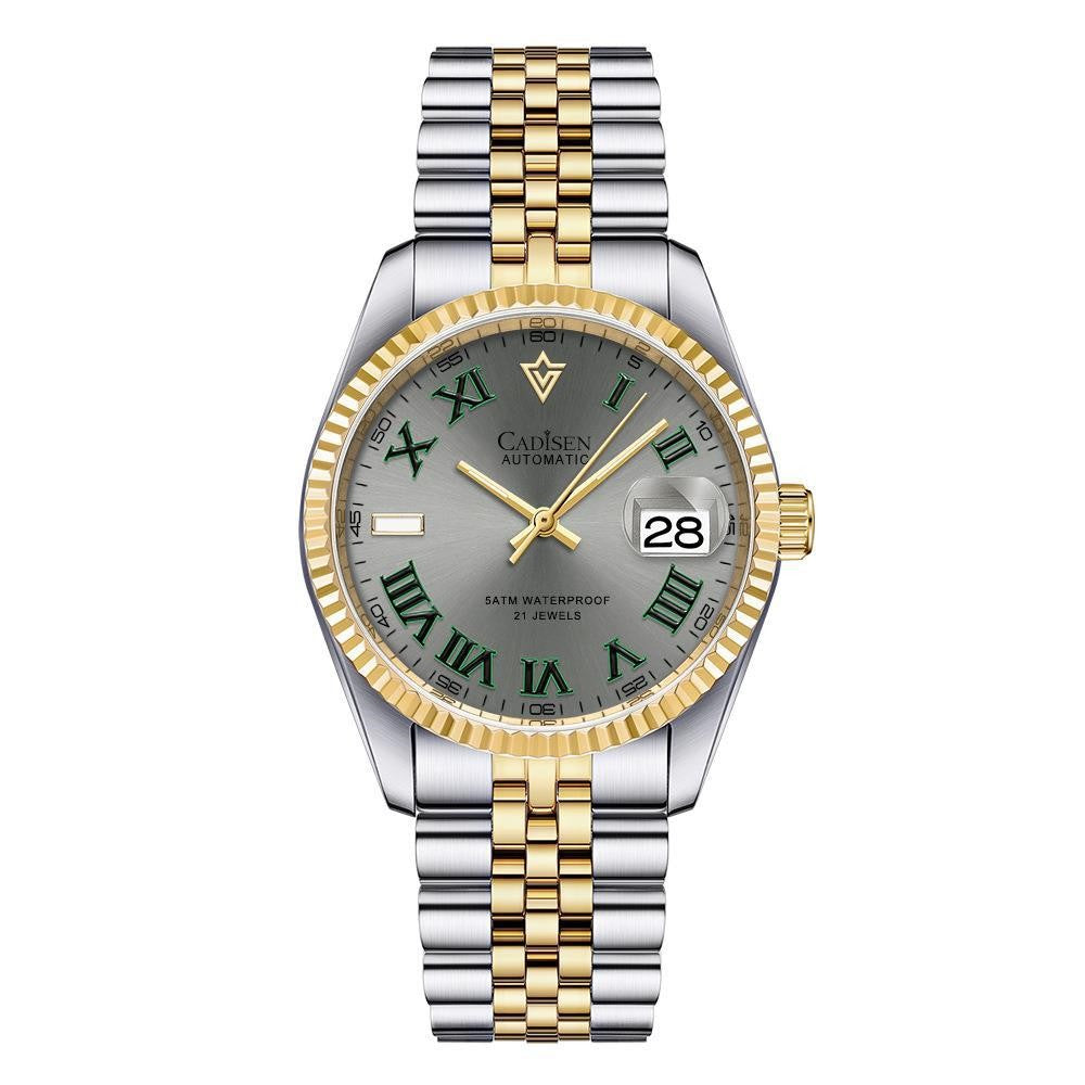 Reloj mecánico automático para hombres impermeable