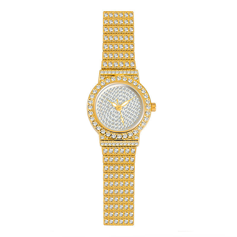 Chain Watch Custom Full Diamond Female Watch