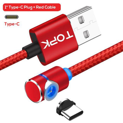 Cable Micro USB Magnético 360° — Cable de Carga Rotatorio para Teléfono