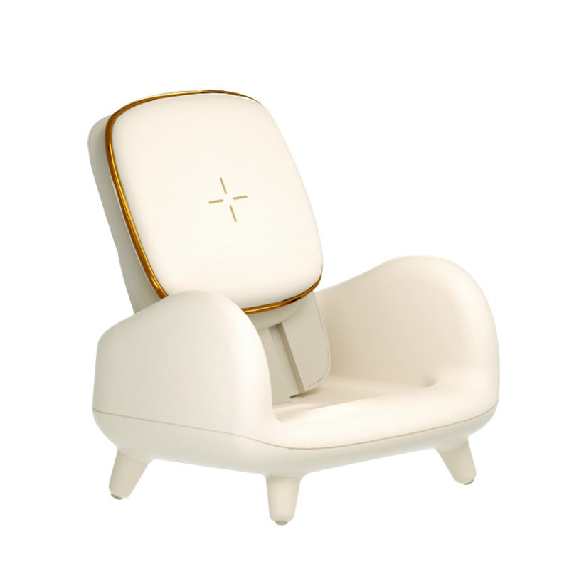Cargador Inalámbrico Rápido con Soporte Tipo Sofá