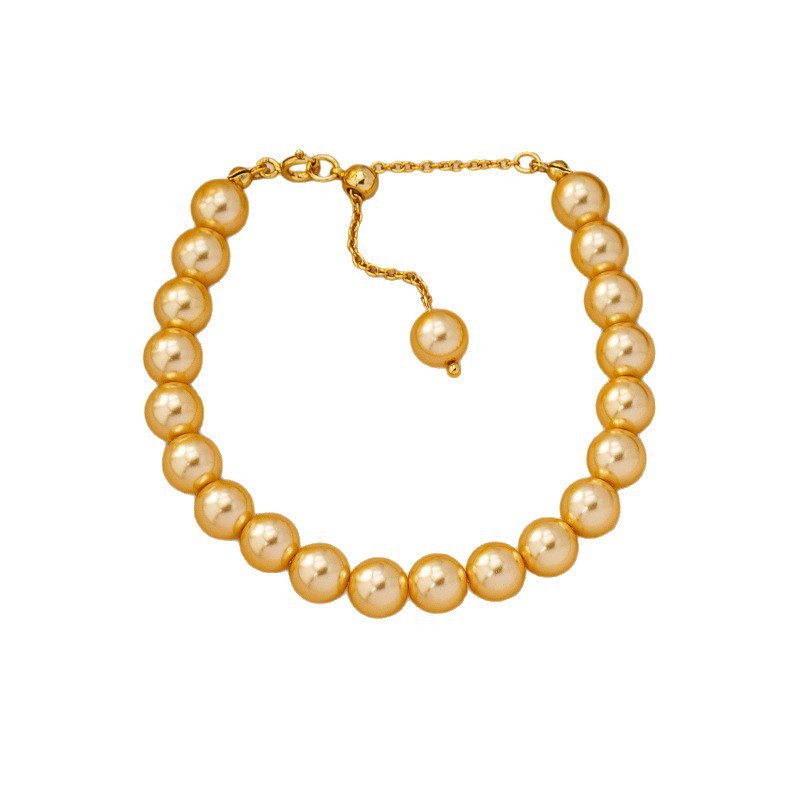 Women's Copper Luxury Golden Balls Bracelet