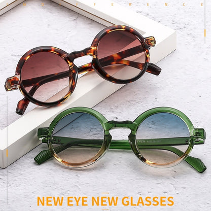 Ronda punk retro nuevas gafas de sol All-match