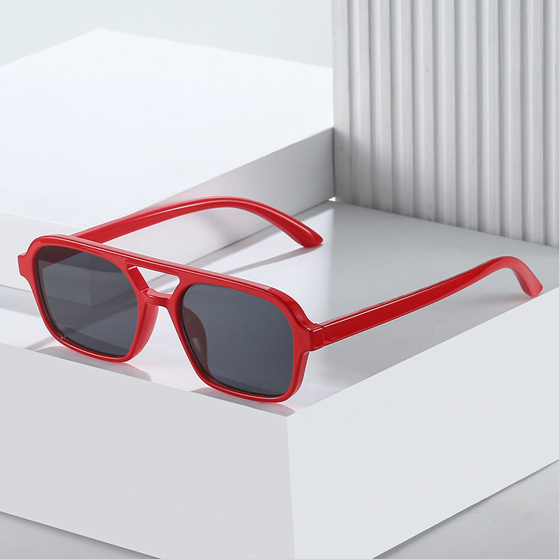 Gafas de sol de marco completo, protección UV antiazul de doble haz