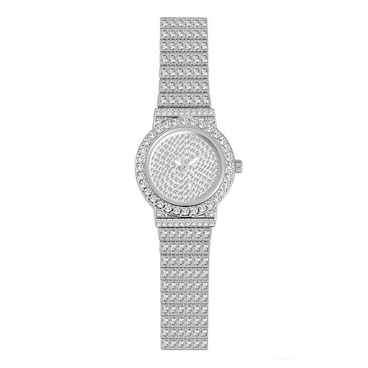 Chain Watch Custom Full Diamond Female Watch