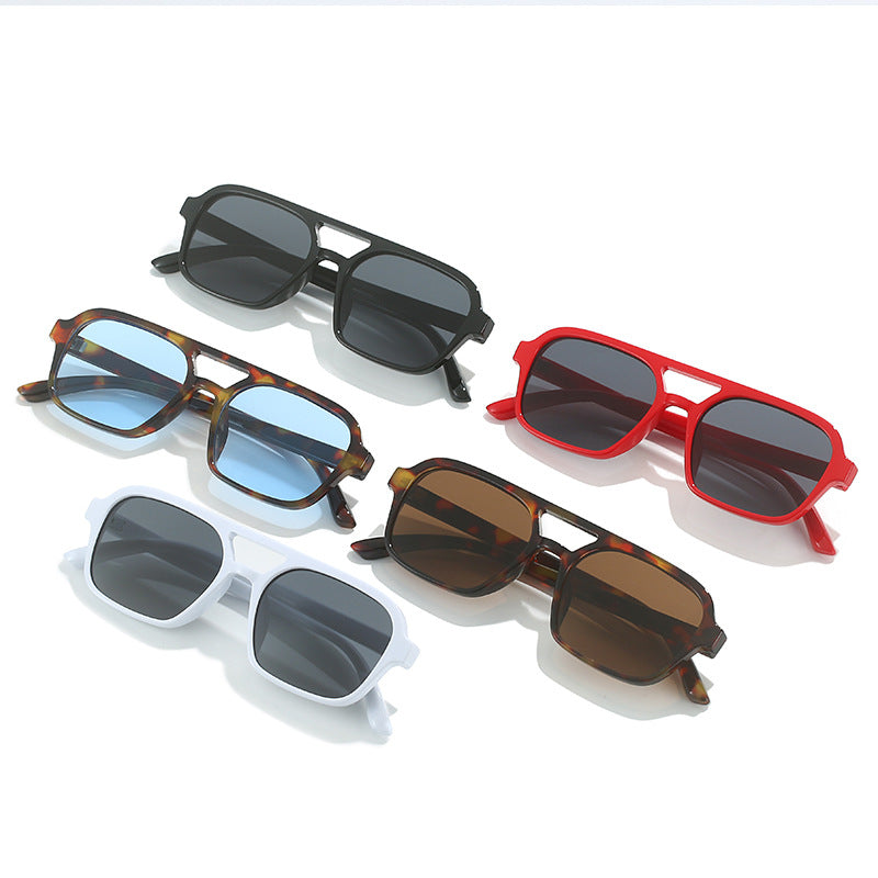 Gafas de sol de marco completo, protección UV antiazul de doble haz