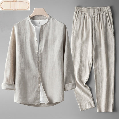 Traje de manga larga retro para hombre con traje de tanga larga