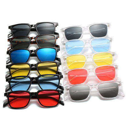 Caja retro clásica gafas de sol de mercurio de colores