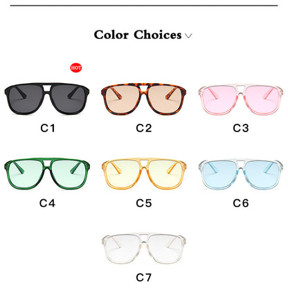 Nuevas gafas de sol de doble haz para hombres