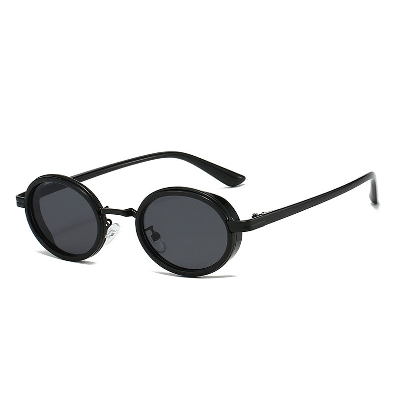 Nuevas gafas de sol retro ovaladas de moda de marco pequeño
