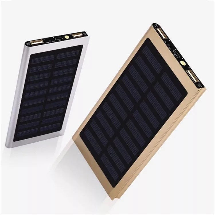 Power Bank Solar / Cargador Portátil con Energía Solar
