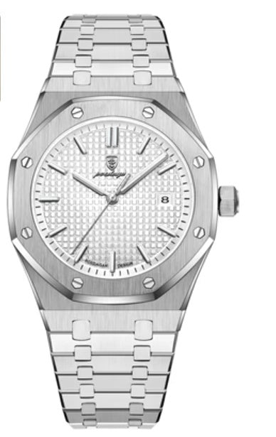 Moda resistente al agua Tendencia de negocio Luminoso reloj de calendario