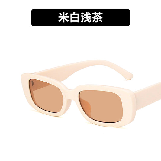 Gafas de sol de marco pequeño para mujer Gafas de sol rectangulares de moda