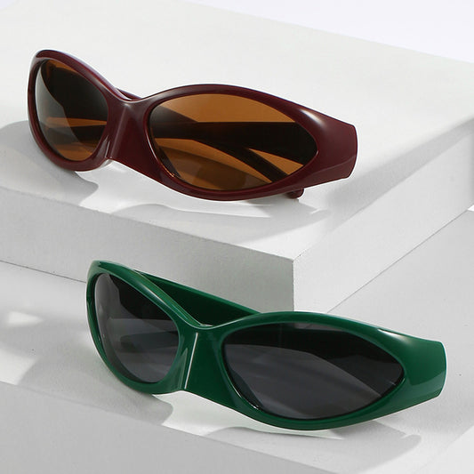 Deportes Sol Personalidad Demostración de gafas de moda