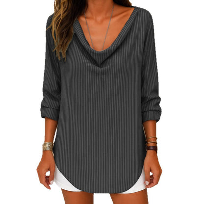 Casual Long Sleeve Pile Collar Conventional Digital