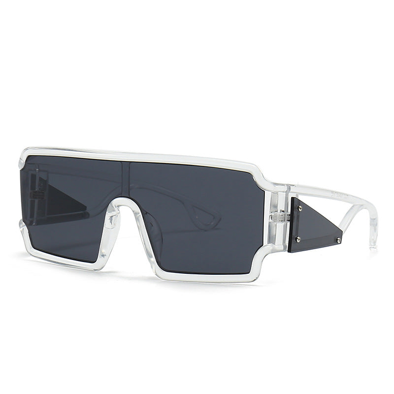 Moda cuadrada Gafas de sol vintage de borde grande