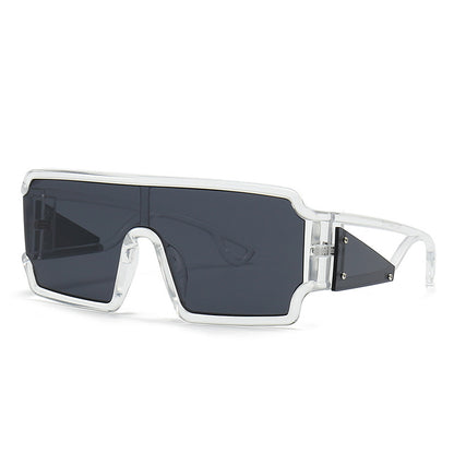 Moda cuadrada Gafas de sol vintage de borde grande