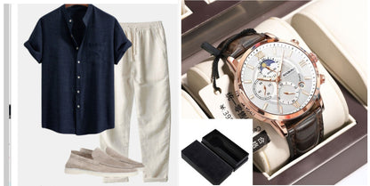 Cuello de soporte para hombre Camisa de manga corta de cola digital de moda ajustada delgada