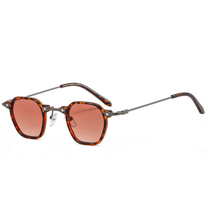 Marco pequeño, gafas de sol Steampunk redondas