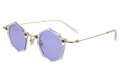 Gafas  retro, encuadre poligonales