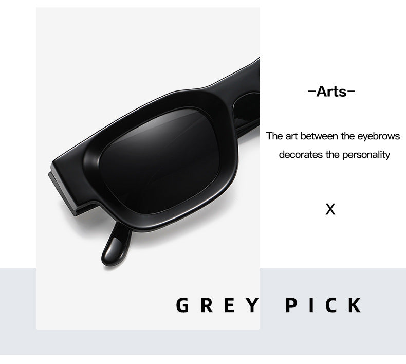 Gafas de sol cuadradas Hip Hop Punk Kuzma polarizado