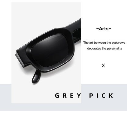 Gafas de sol cuadradas Hip Hop Punk Kuzma polarizado