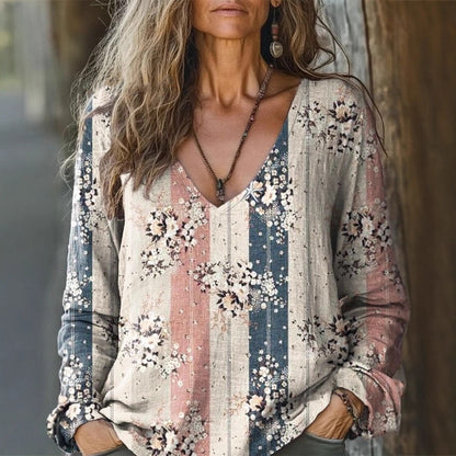 Polera de Mujer con Estampado Digital – Tipo Pullover